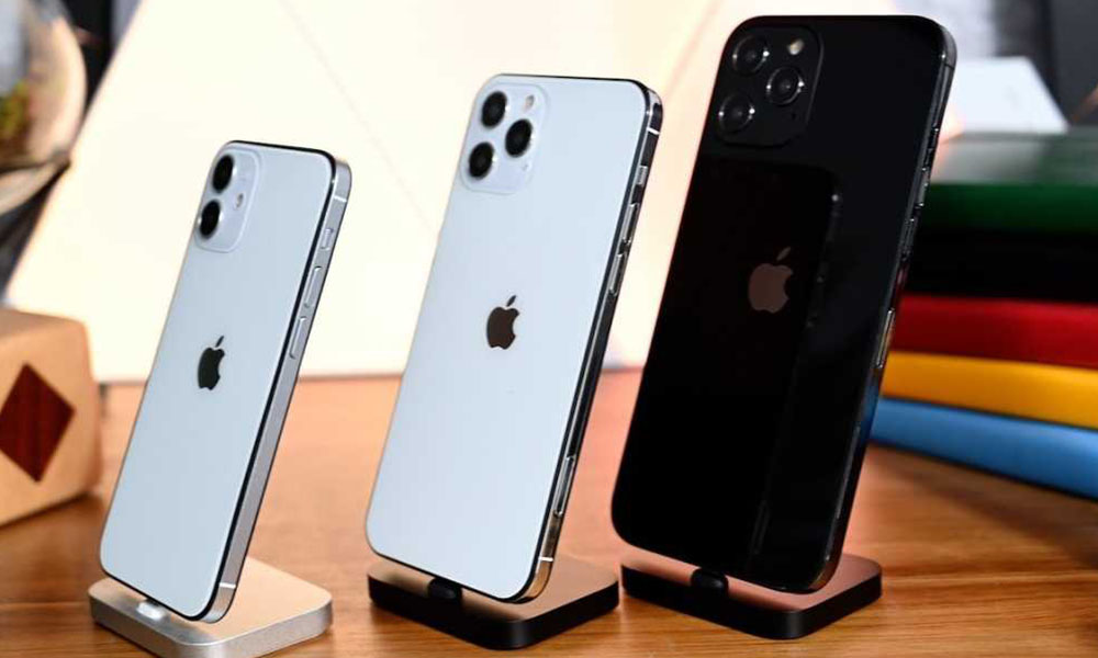 the iPhone 12 mini, iPhone 12, and the iPhone 12 Pro Max